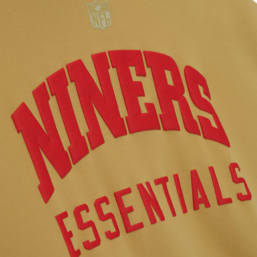 San Francisco 49ers Fear of God x NFL Unisex Sport Hoodie Gold/Heather Gray