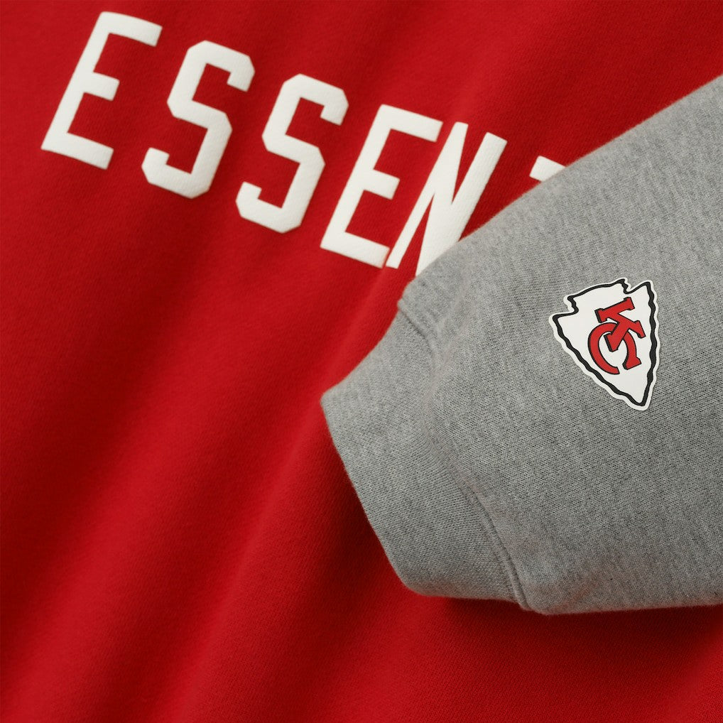 Kansas City Chiefs Fear of God x NFL Unisex Sport Hoodie Red/Heather Gray