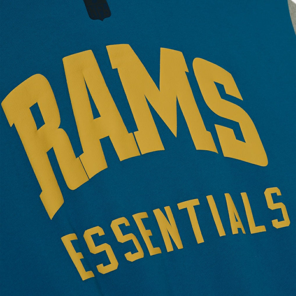 Los Angeles Rams Fear of God x NFL Unisex Sport Hoodie Royal/Heather Gray