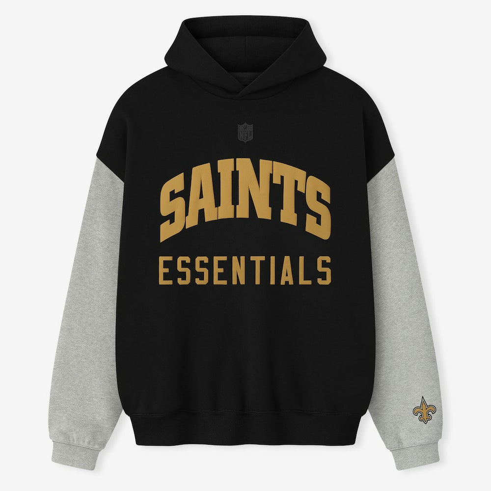 New Orleans Saints Fear of God x NFL Unisex Sport Hoodie Black/Heather Gray