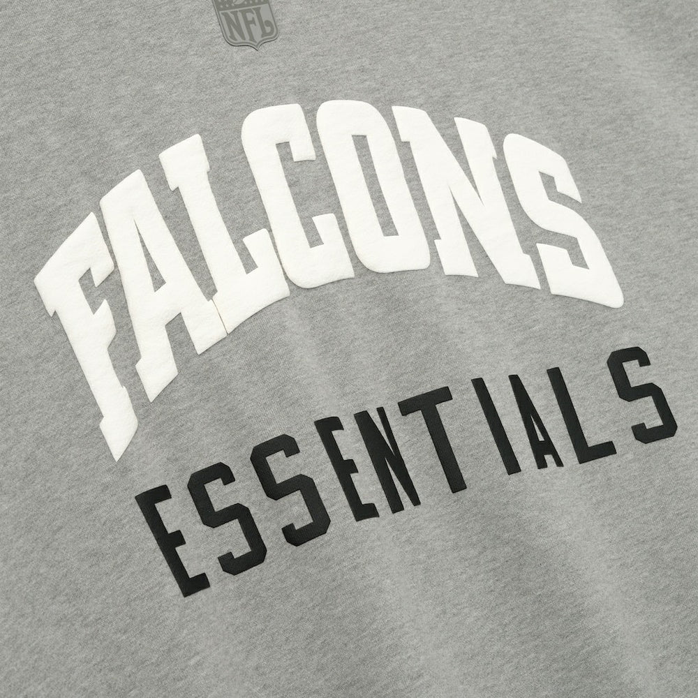 Atlanta Falcons Fear of God x NFL Unisex Sport Hoodie Heather Gray/Red