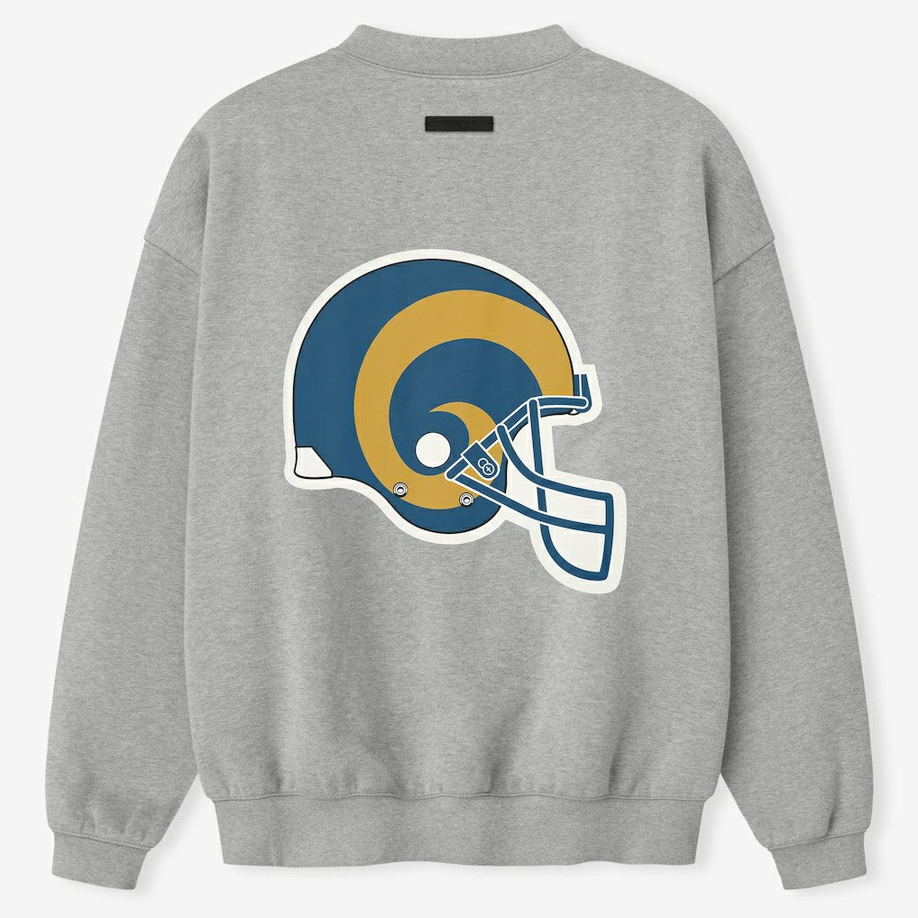 Los Angeles Rams Fear of God x NFL Unisex Sport Sweatshirt Heather Gray