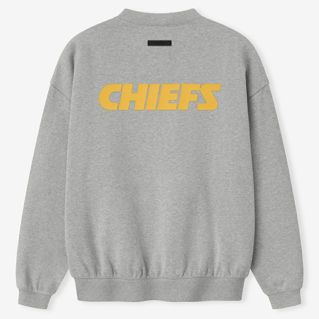 Kansas City Chiefs Fear of God x NFL Unisex Sport Sweatshirt Heather Gray