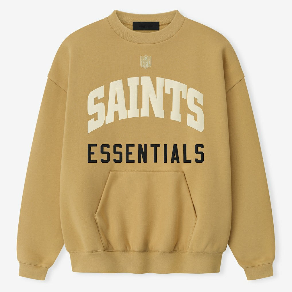 New Orleans Saints Fear of God x NFL Unisex Sport Sweatshirt Gold