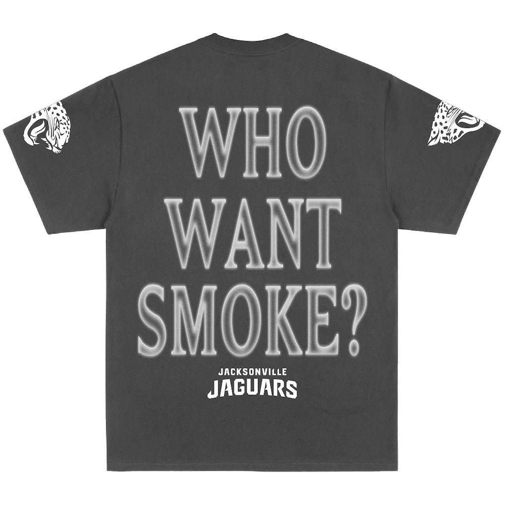 Jacksonville Jaguars Nardo Wick Unisex Teal Smoke T-Shirt Black