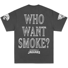 Jacksonville Jaguars Nardo Wick Unisex Teal Smoke T-Shirt Black