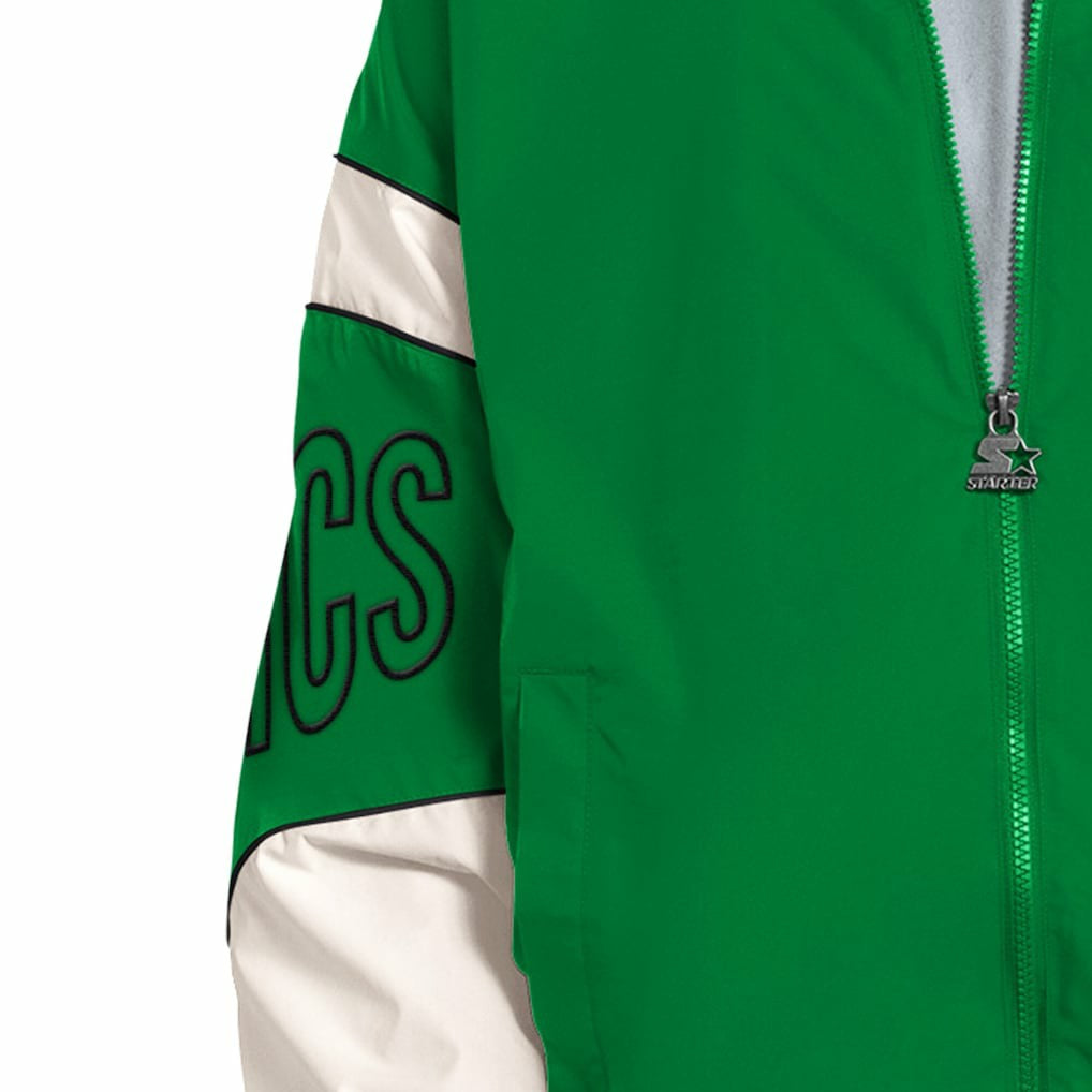Boston Celtics Starter The Gust Full-Zip Hooded Jacket Green