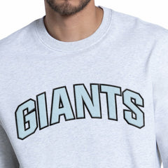 San Francisco Giants Starter Face of Ice Blue French Terry Sweatshirt - Gray - MLB Sale