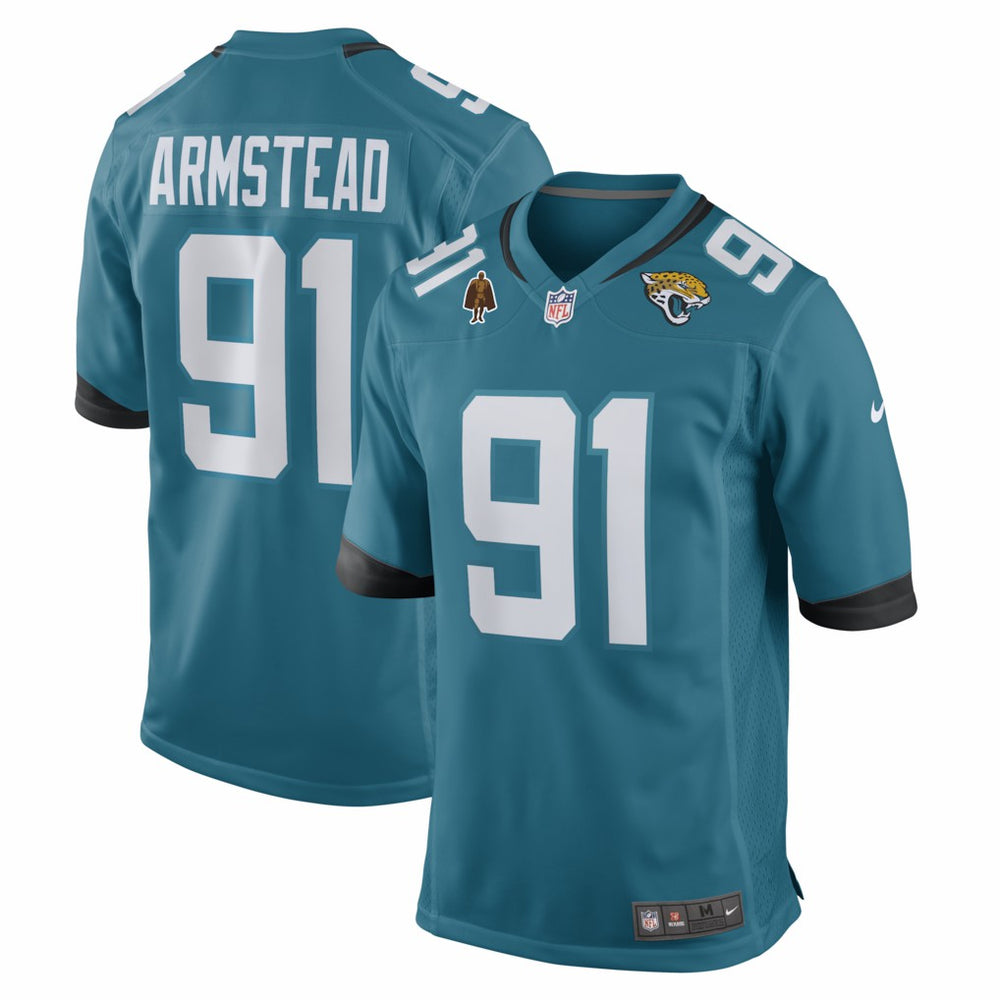 Nike Arik Armstead Jacksonville Jaguars Team Walter Payton Man of the Year Game Jersey Teal
