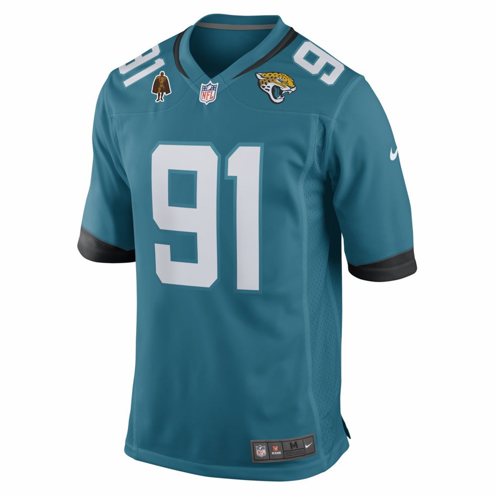 Nike Arik Armstead Jacksonville Jaguars Team Walter Payton Man of the Year Game Jersey Teal