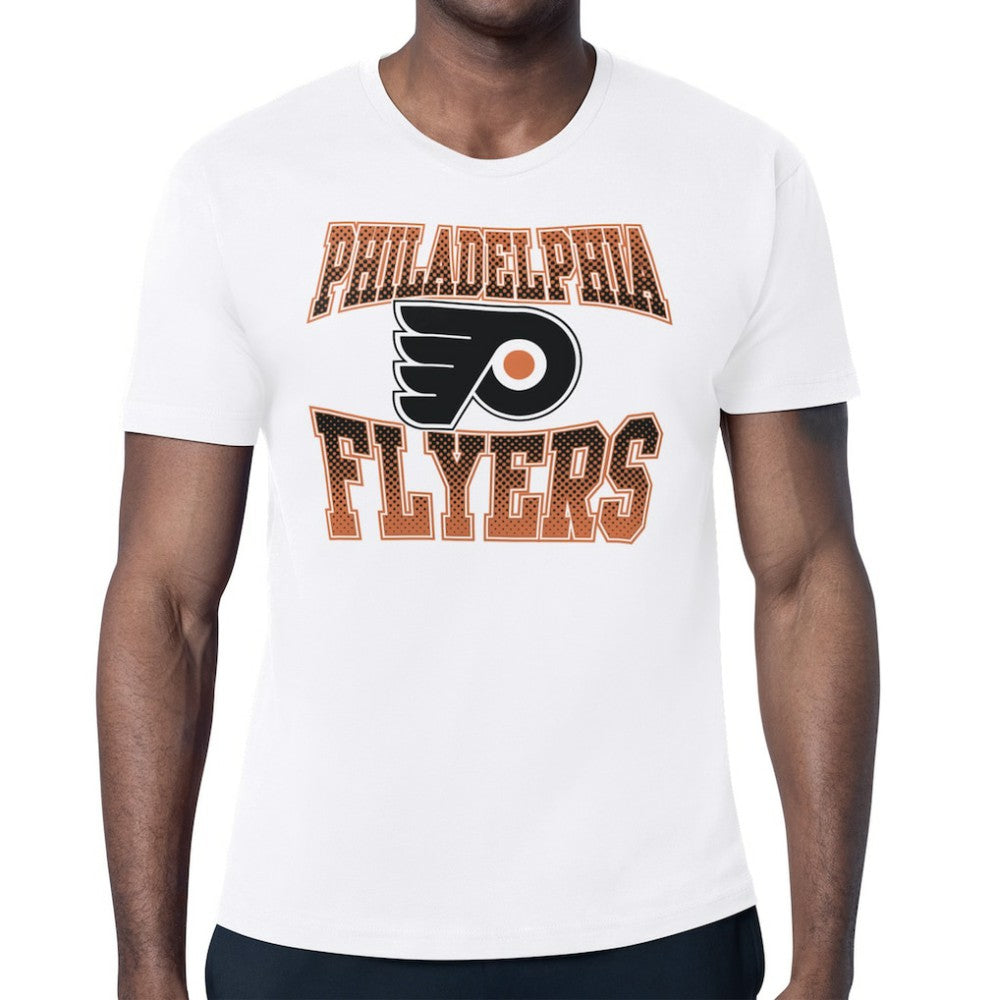 Philadelphia Flyers Starter Comic Style Team Graphic T-Shirt - White - NHL 203639605
