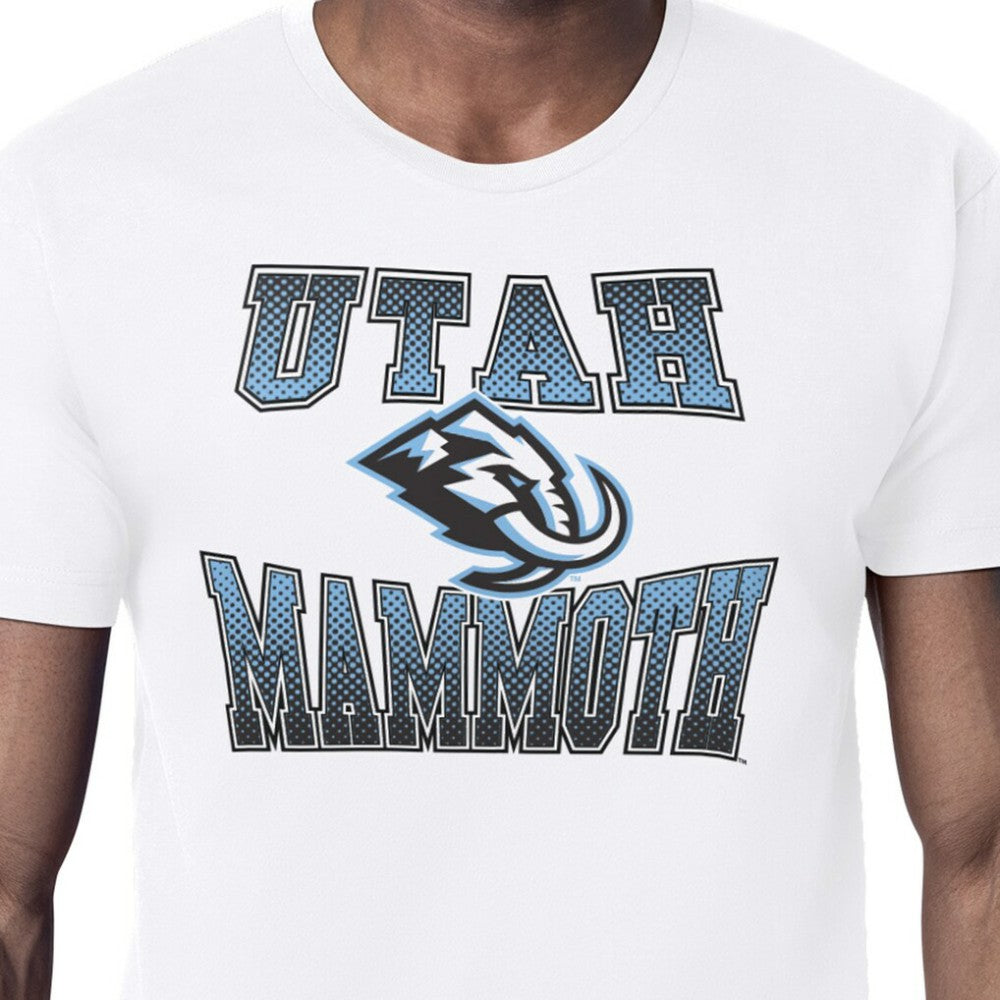 Utah Mammoth Starter Comic Style Team Graphic T-Shirt - White - NHL 203639606