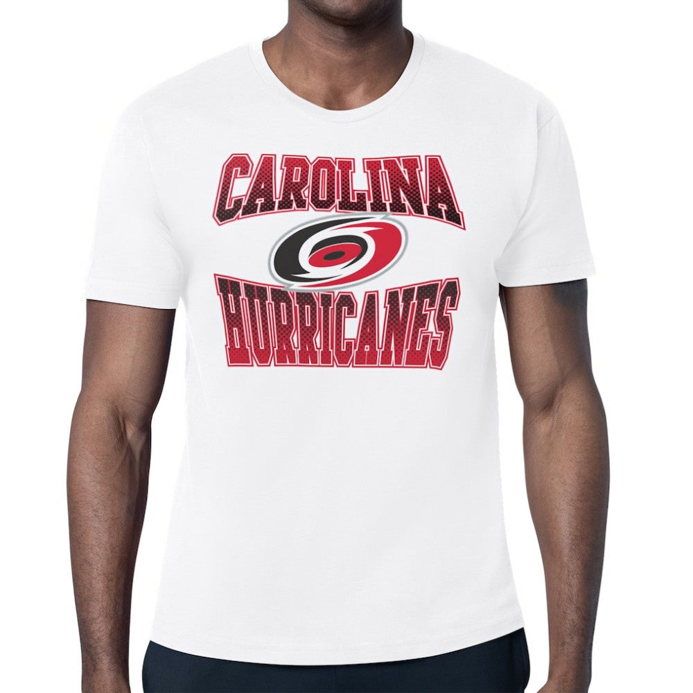 Carolina Hurricanes Starter Comic Style Team Graphic T-Shirt - White - NHL 203639609