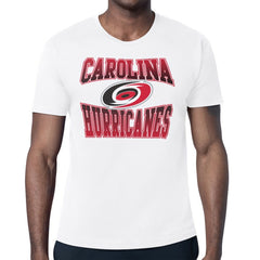 Carolina Hurricanes Starter Comic Style Team Graphic T-Shirt - White - NHL 203639609