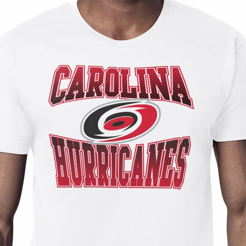 Carolina Hurricanes Starter Comic Style Team Graphic T-Shirt - White - NHL 203639609