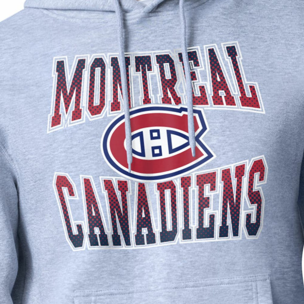 Montreal Canadiens Starter Comic Style Team Graphic Hoodie - Gray - NHL 203639612