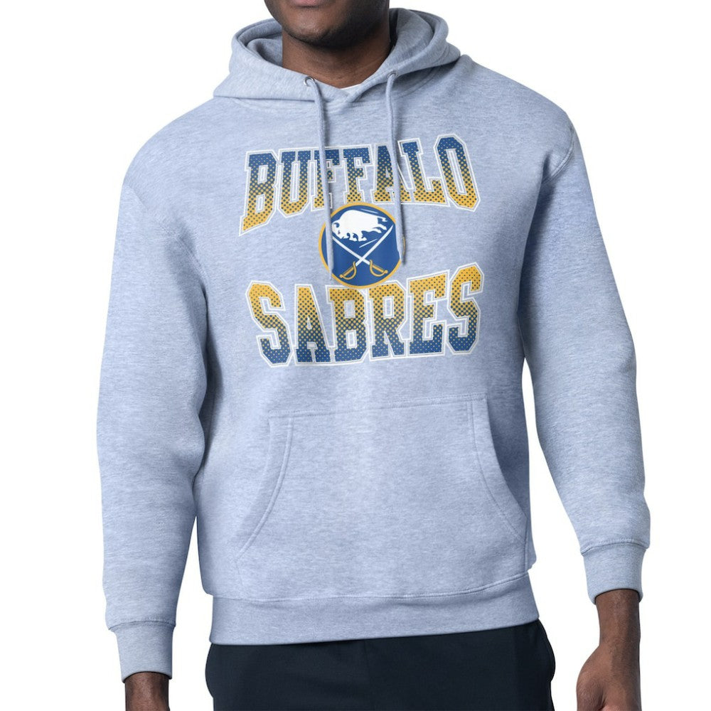 Buffalo Sabres Starter Comic Style Team Graphic Hoodie - Gray - NHL 203639617
