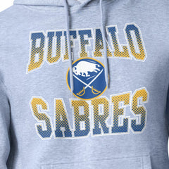 Buffalo Sabres Starter Comic Style Team Graphic Hoodie - Gray - NHL 203639617