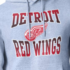 Detroit Red Wings Starter Comic Style Team Graphic Hoodie - Gray - NHL 203639619