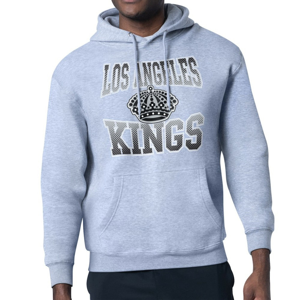 Los Angeles Kings Starter Comic Style Team Graphic Hoodie - Gray - NHL 203639622
