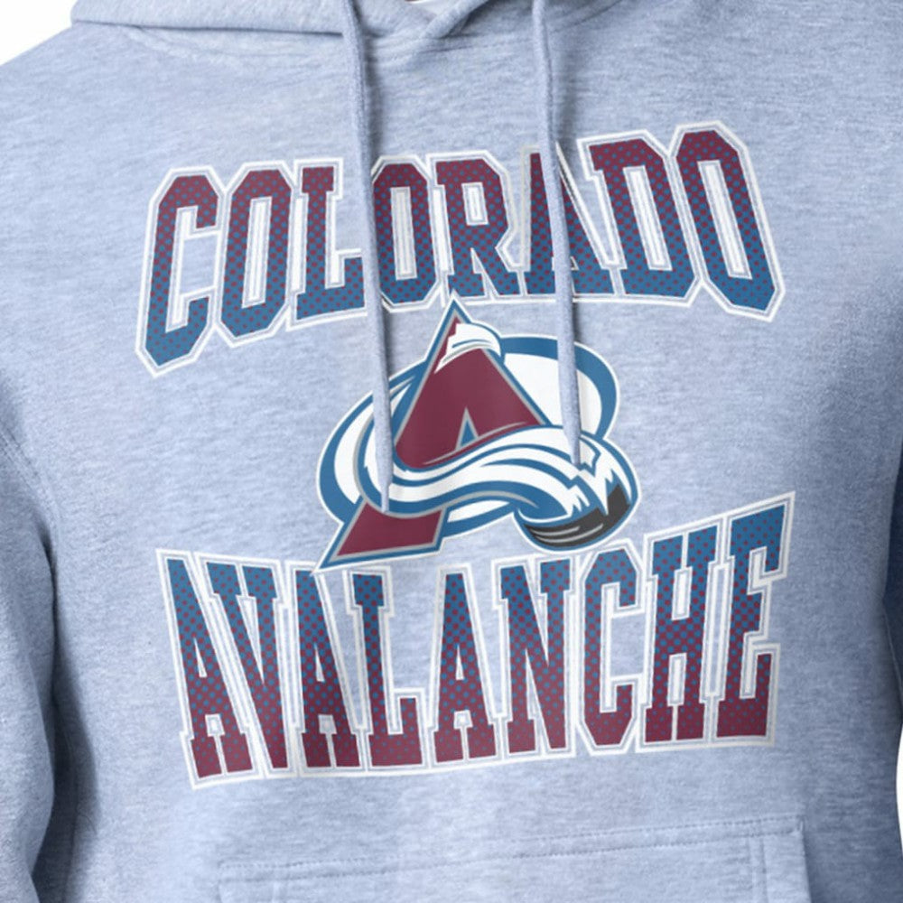 Colorado Avalanche Starter Comic Style Team Graphic Hoodie - Gray - NHL 203639624