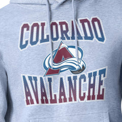 Colorado Avalanche Starter Comic Style Team Graphic Hoodie - Gray - NHL 203639624