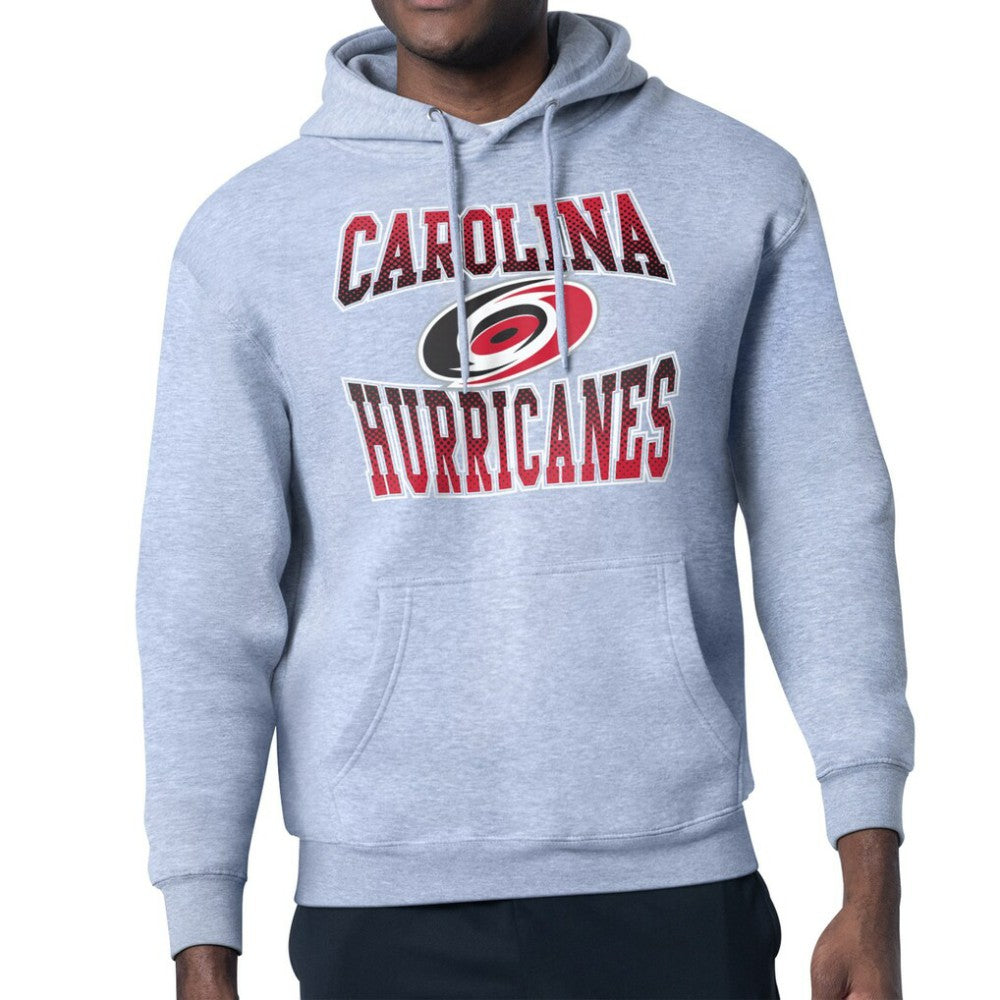 Carolina Hurricanes Starter Comic Style Team Graphic Hoodie - Gray - NHL 203639626