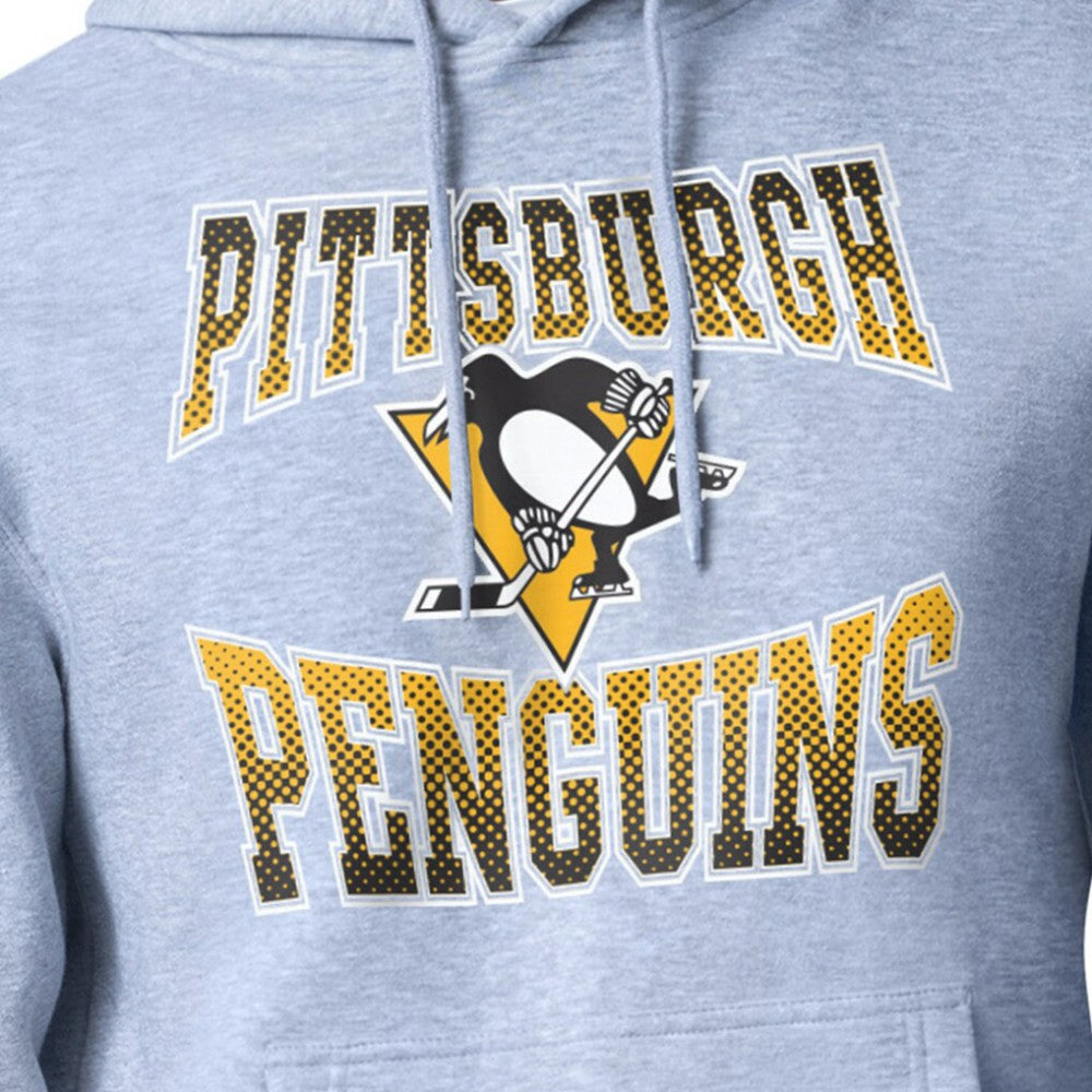Pittsburgh Penguins Starter Comic Style Team Graphic Hoodie - Gray - NHL 203639627