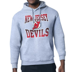 New Jersey Devils Starter Comic Style Team Graphic Hoodie - Gray - NHL 203639629