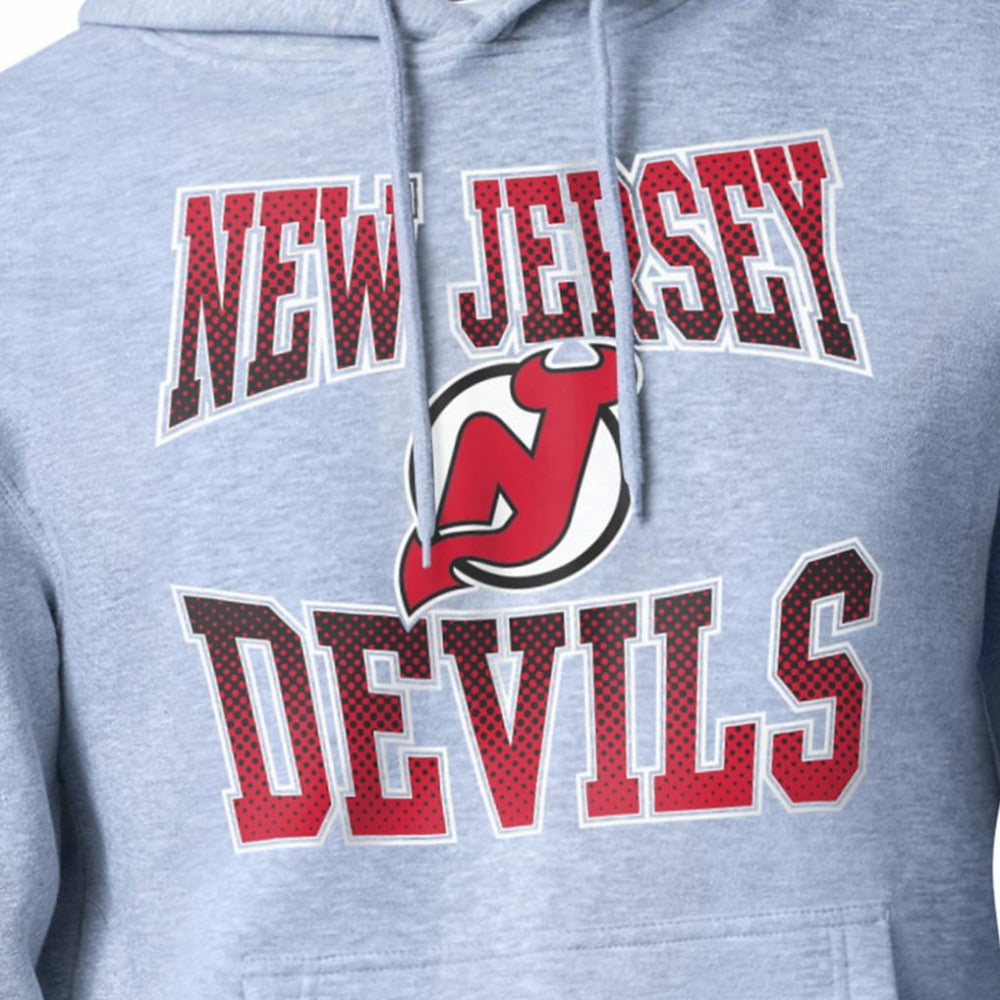 New Jersey Devils Starter Comic Style Team Graphic Hoodie - Gray - NHL 203639629