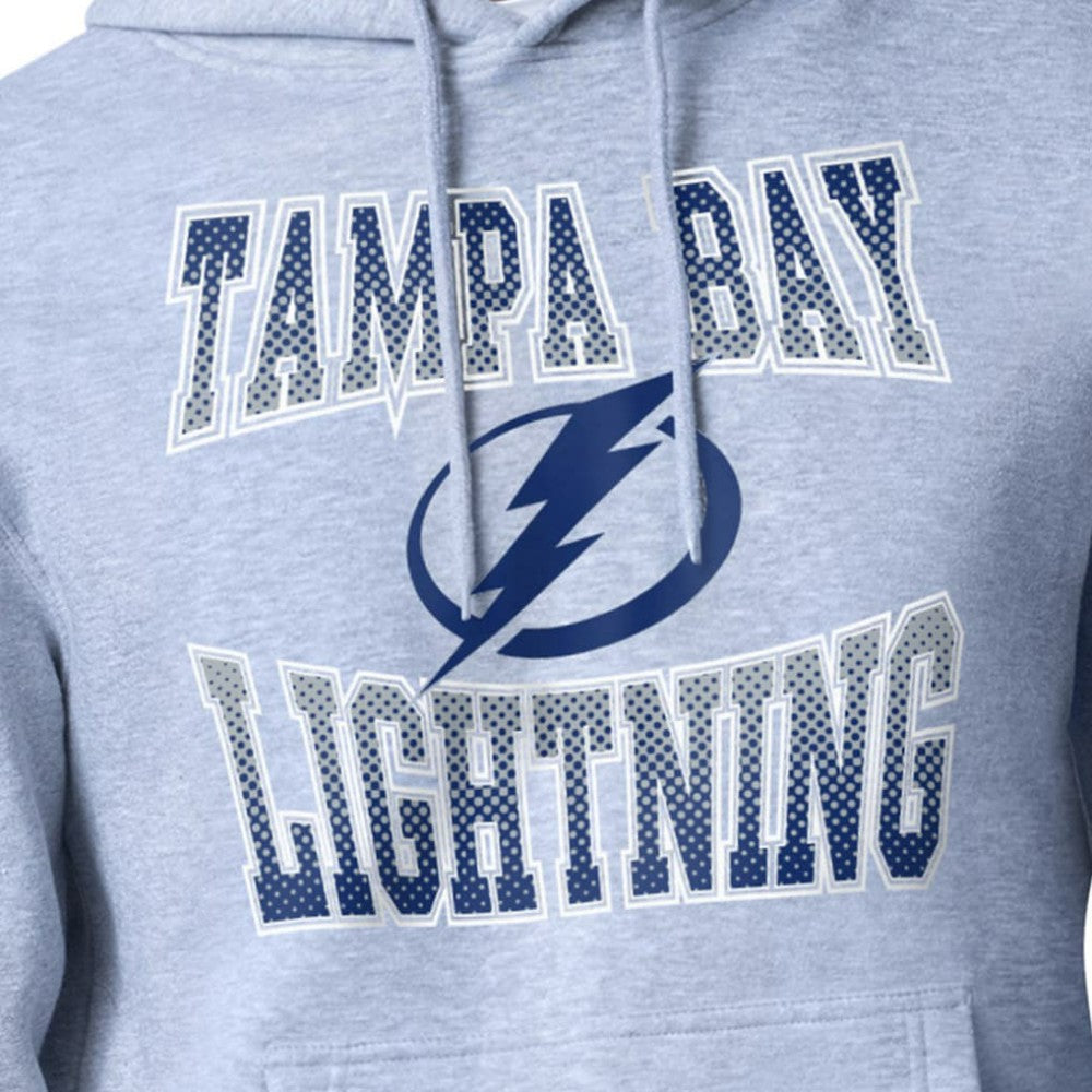 Tampa Bay Lightning Starter Comic Style Team Graphic Hoodie - Gray - NHL 203639635