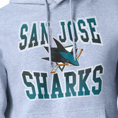 San Jose Sharks Starter Comic Style Team Graphic Hoodie - Gray - NHL 203639636