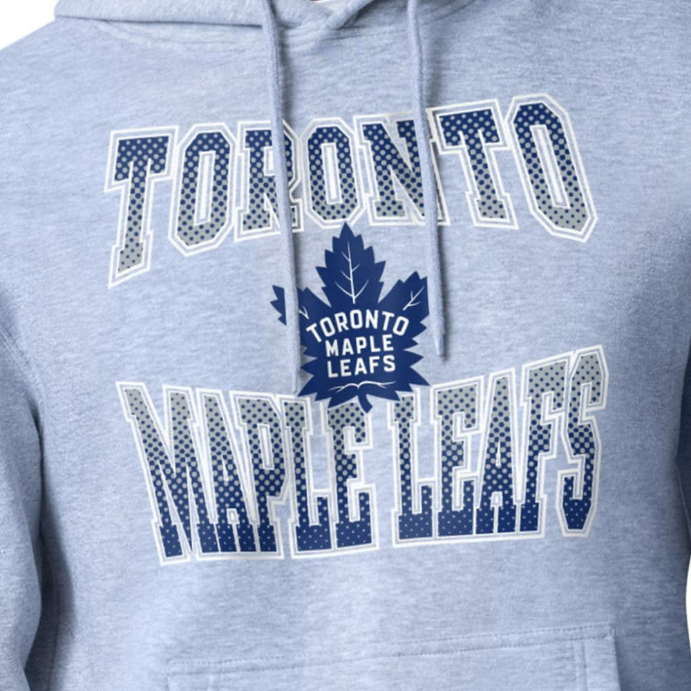 Toronto Maple Leafs Starter Comic Style Team Graphic Hoodie - Gray - NHL 203639640