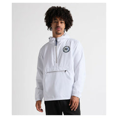 Charles River x New England Patriots Pack-N-Go Half-Zip Hoodie White