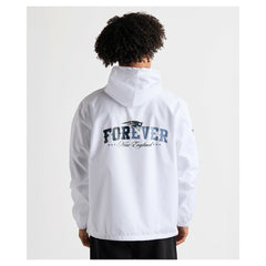 Charles River x New England Patriots Pack-N-Go Half-Zip Hoodie White