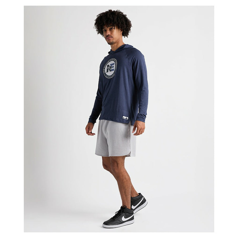 Charles River x New England Patriots Cayak Hooded Long Sleeve T-Shirt Navy