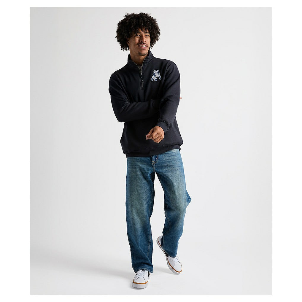 Charles River x New England Patriots Crosswind Quarter-Zip Pullover Navy