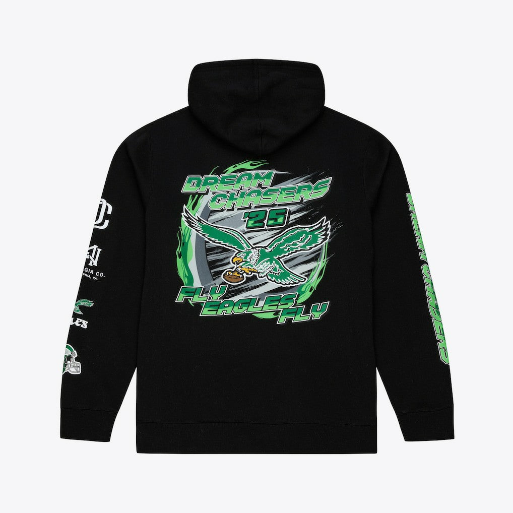 Mitchell & Ness Philadelphia Eagles Dream Chasers Fly Hoodie Black