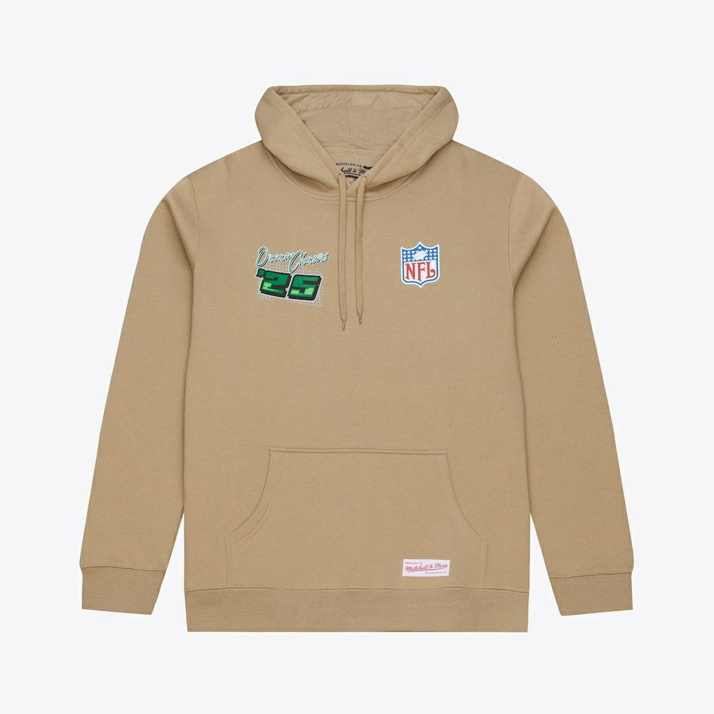 Mitchell & Ness Philadelphia Eagles Dream Chasers Champions Hoodie Sand