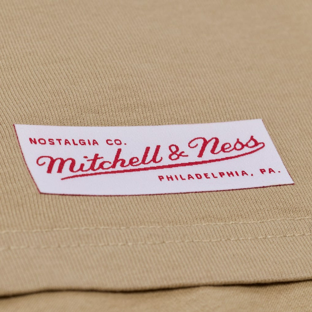 Mitchell & Ness Philadelphia Eagles Dream Chasers Rings T-Shirt Khaki