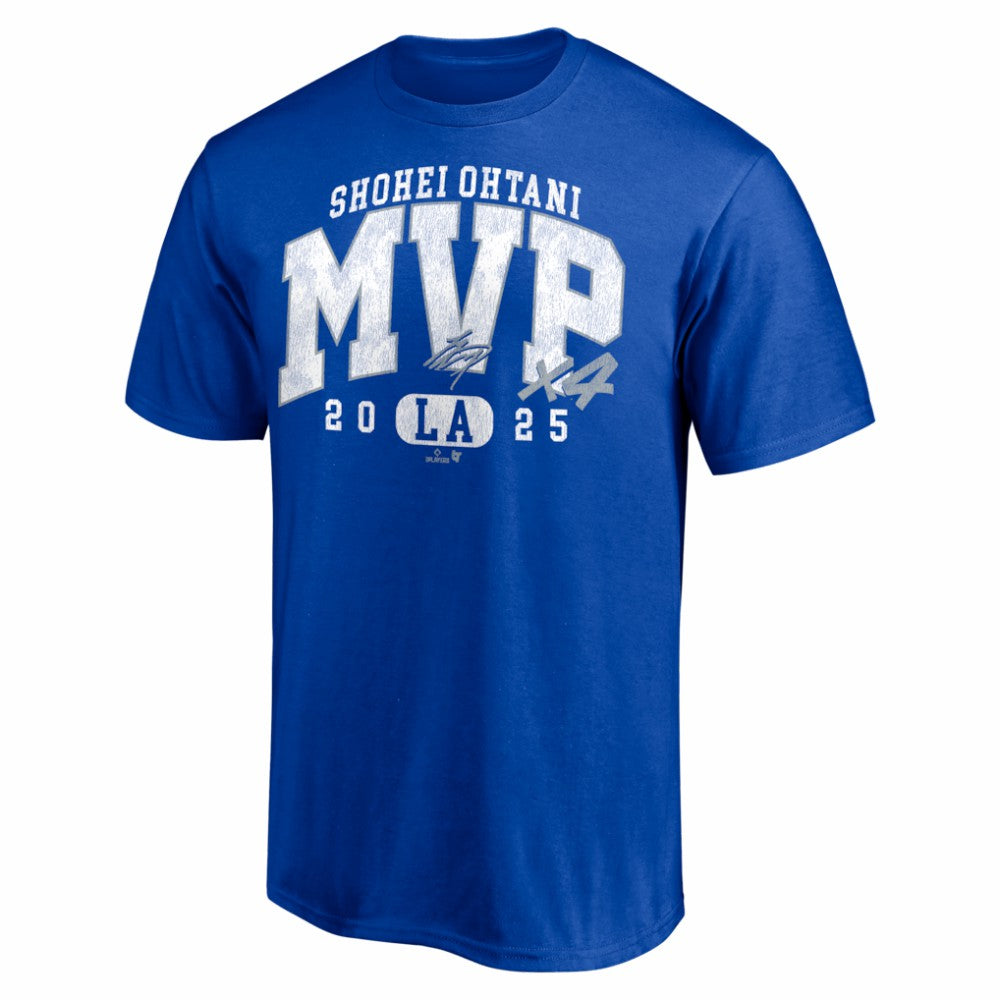 Shohei Ohtani Los Angeles Dodgers BreakingT 2025 National League MVP T-Shirt - Royal - MLB Discount