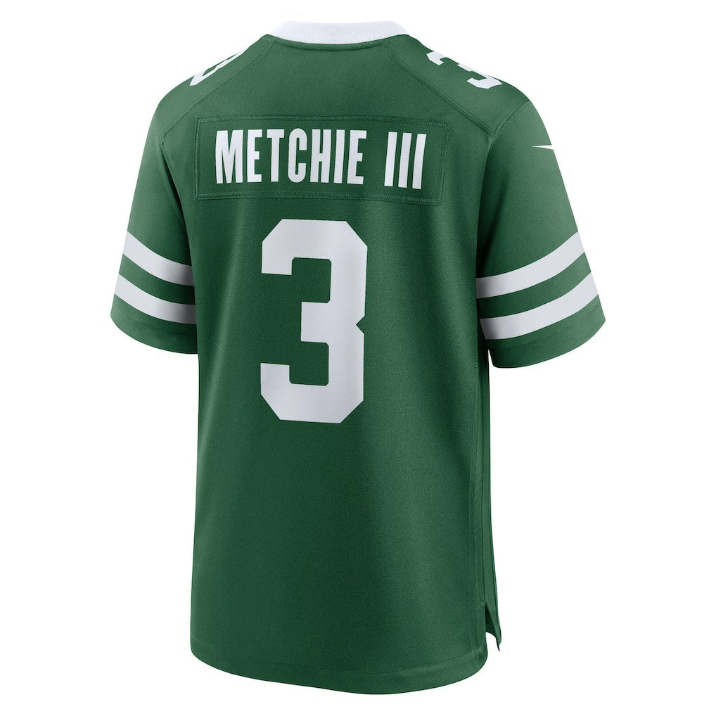 Nike John Metchie III New York Jets Team Game Jersey Legacy Green