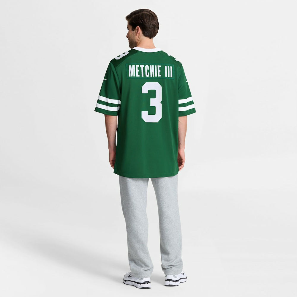 Nike John Metchie III New York Jets Team Game Jersey Legacy Green
