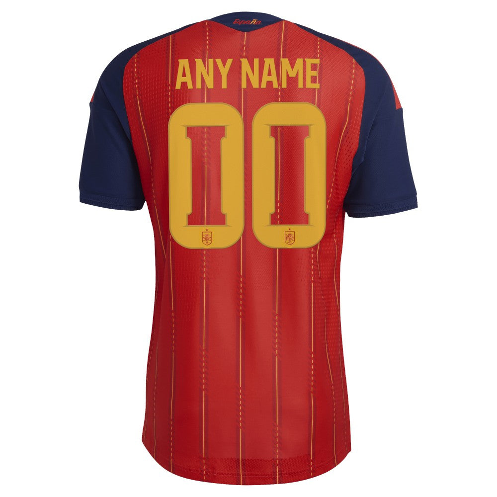 Spain National Team FIFA x World Cup 2026 Home On Field Custom Jersey Red - Adidas outlet