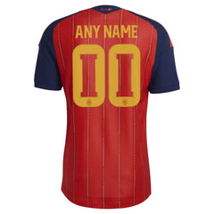 Spain National Team FIFA x World Cup 2026 Home On Field Custom Jersey Red - Adidas outlet