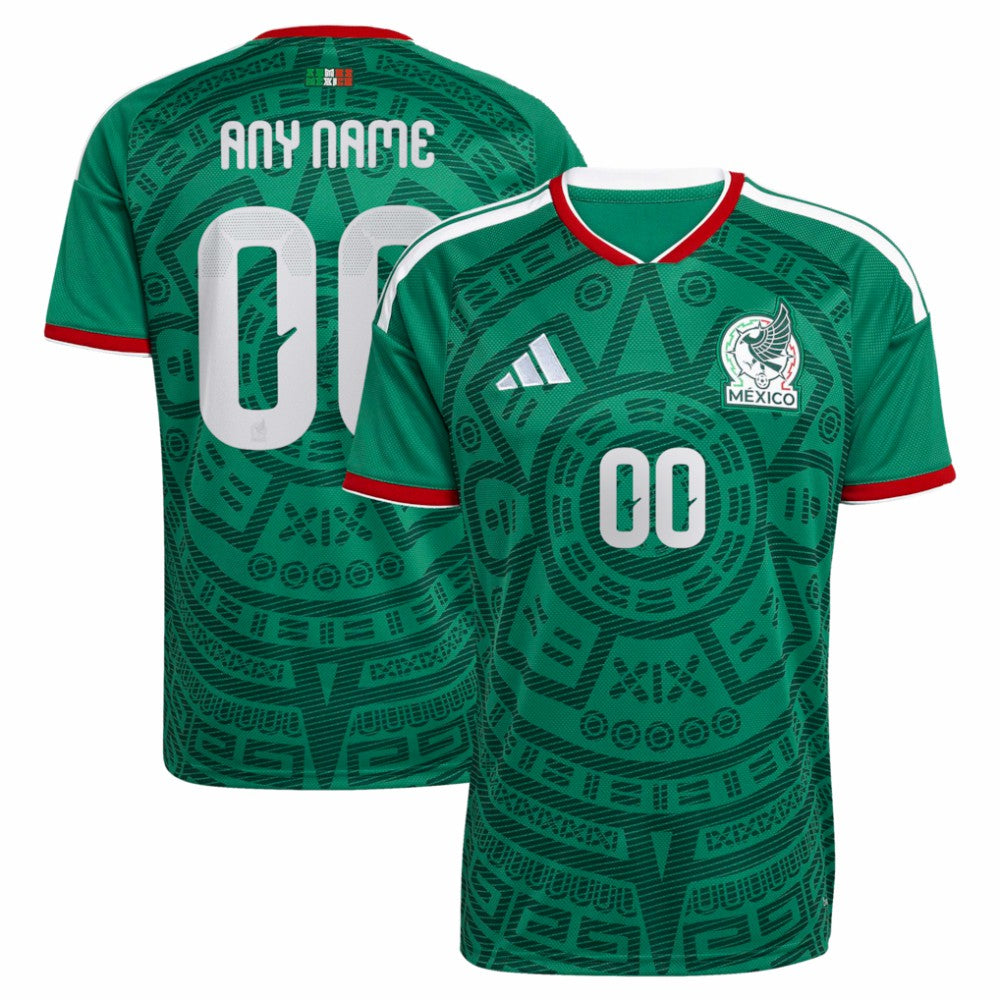 Mexico National Team 2026 Home Replica Custom Jersey Green - Adidas Discount