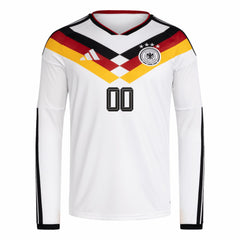 Germany National Team FIFA x World Cup 2026 Home Replica Long Sleeve Custom Jersey White - Adidas Discount