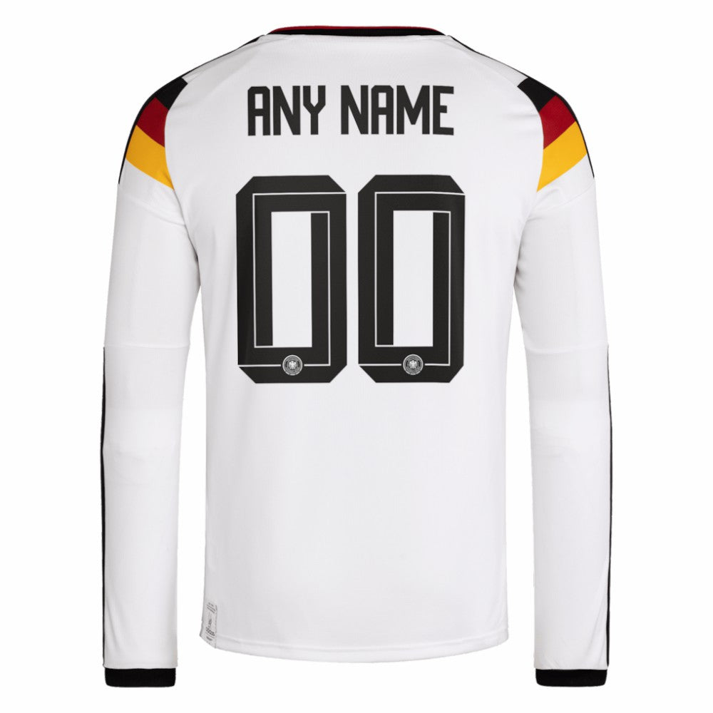 Germany National Team FIFA x World Cup 2026 Home Replica Long Sleeve Custom Jersey White - Adidas Discount