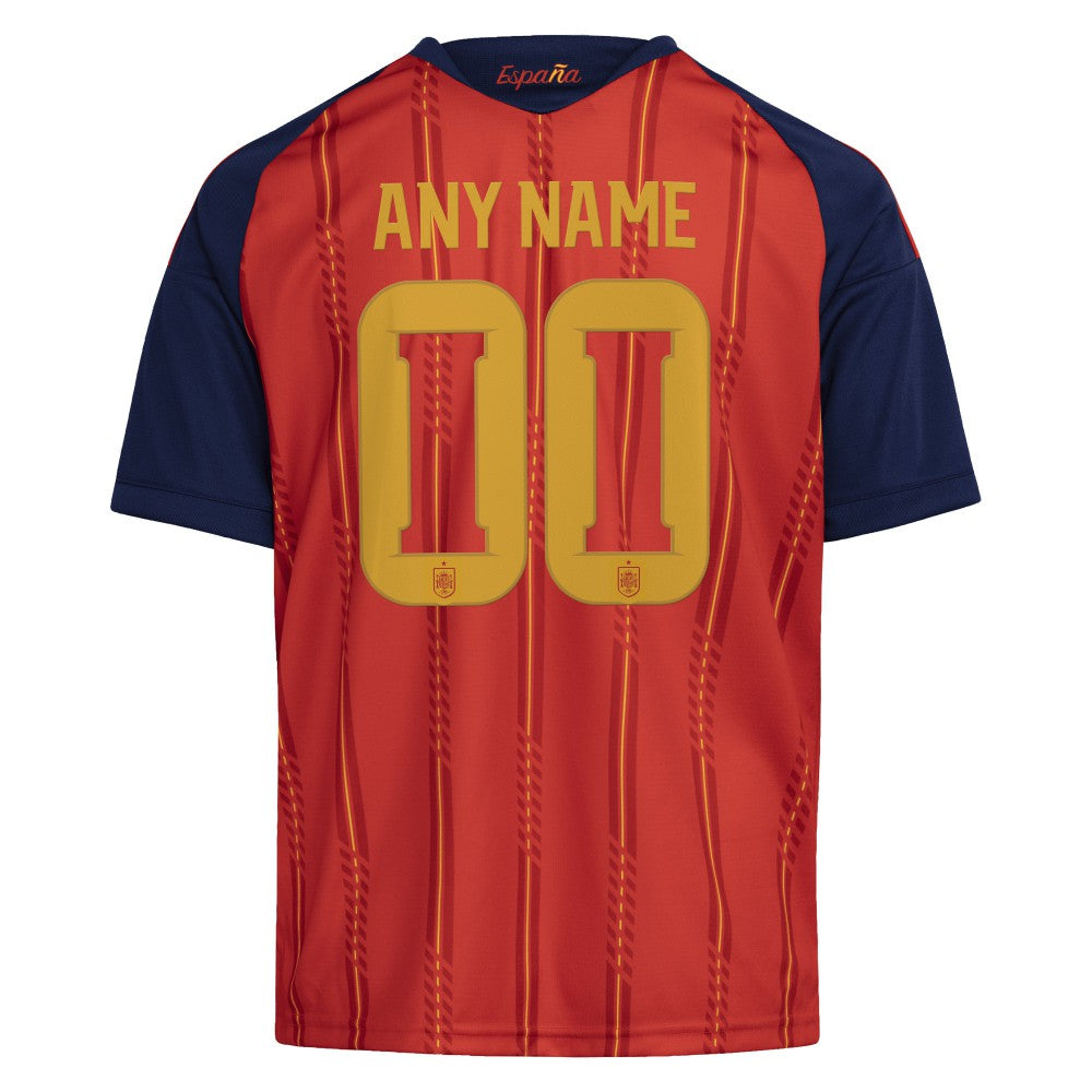 Spain National Team Youth FIFA x World Cup 2026 Home Replica Custom Jersey Red - Adidas