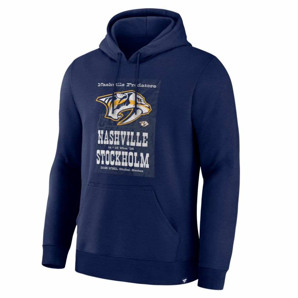 Nashville Predators 2025 NHL Global Series Hometown To Stockholm Legacy Hoodie - Navy - NHL 203644058